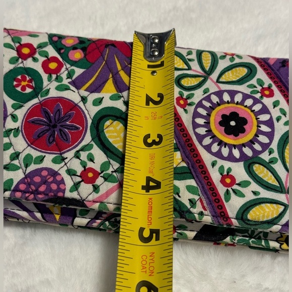 Vera Bradley Mod Flowers Quilted Accordion Wallet Colorful Large Pretty Floral - Picture 12 of 12